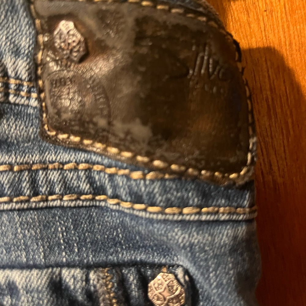 Good condition silver jeans